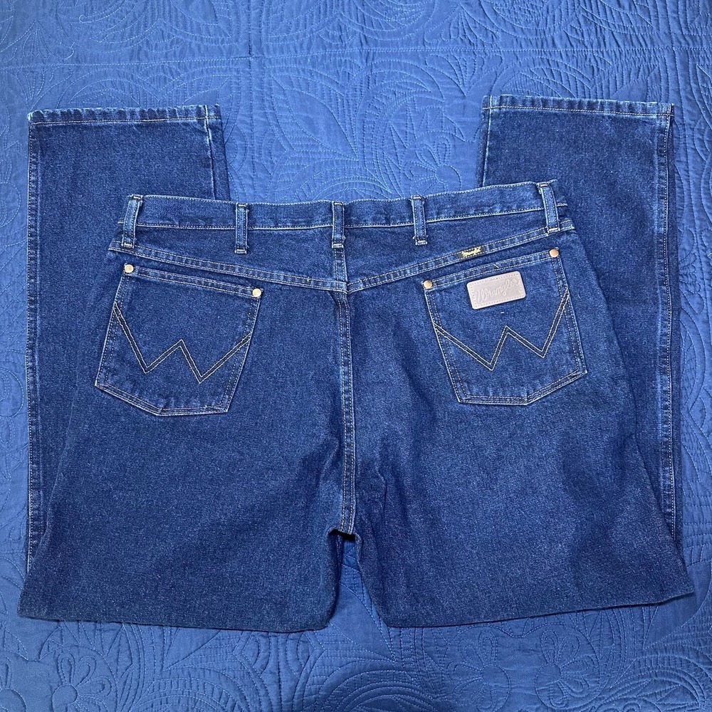 Wrangler Jeans Men's Size 40x30 Cowboy Cut A101 Western Slim Fit - Picture 3 of 8